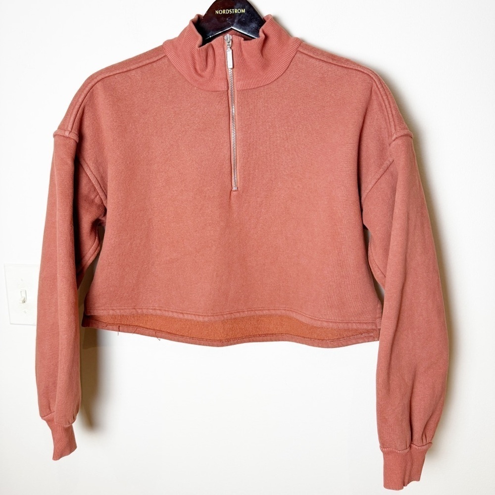 LPA Quinn Fleece Pullover Jacket Cream Sherpa Size Small - Picture 3 of 11